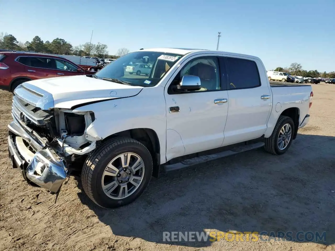 1 Photograph of a damaged car 5TFAY5F13KX819878 TOYOTA TUNDRA 2019