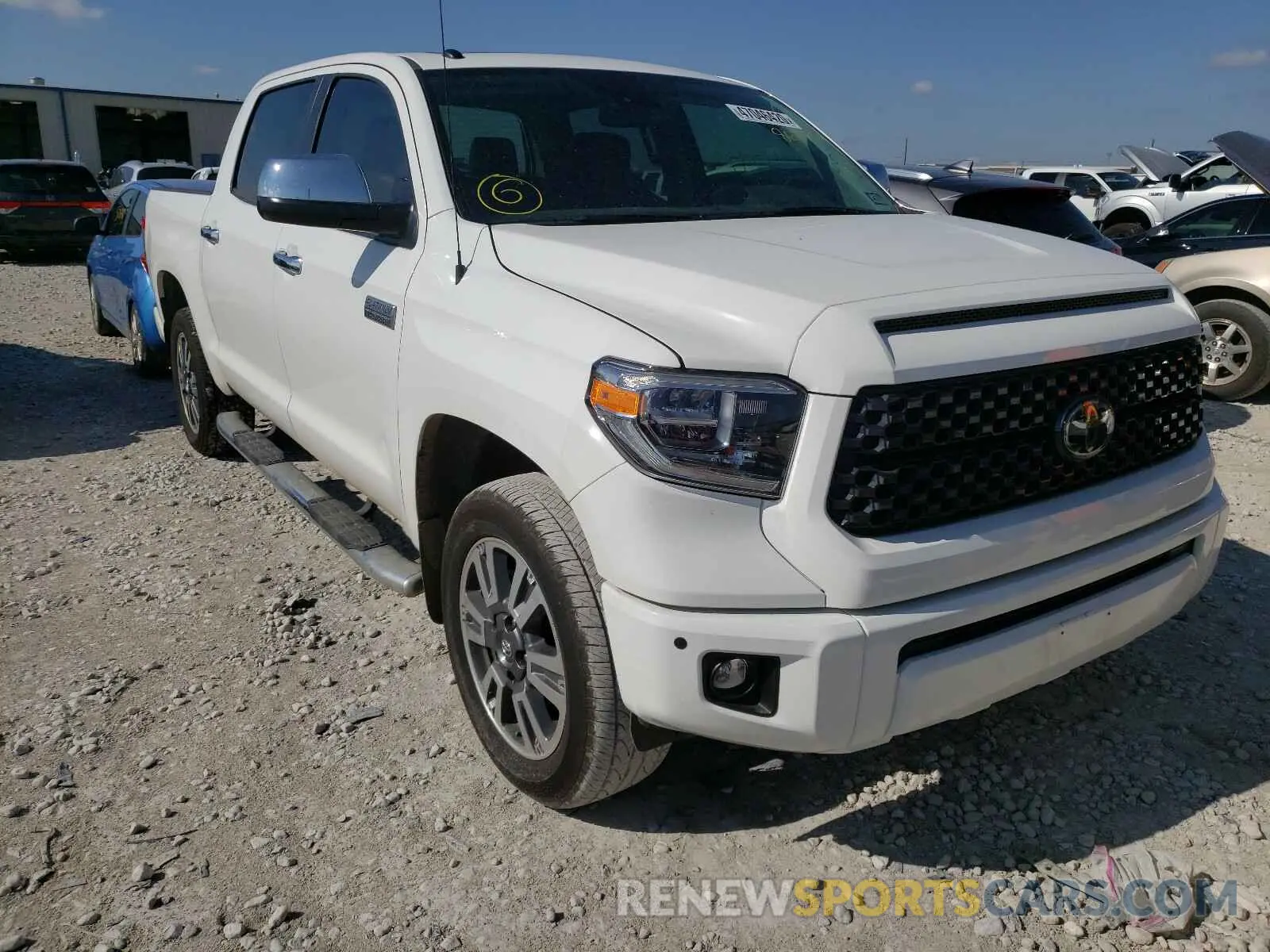 1 Photograph of a damaged car 5TFAY5F13KX862407 TOYOTA TUNDRA 2019