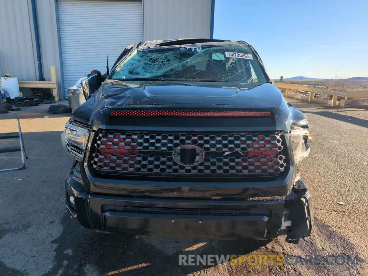 5 Photograph of a damaged car 5TFAY5F14KX780797 TOYOTA TUNDRA 2019