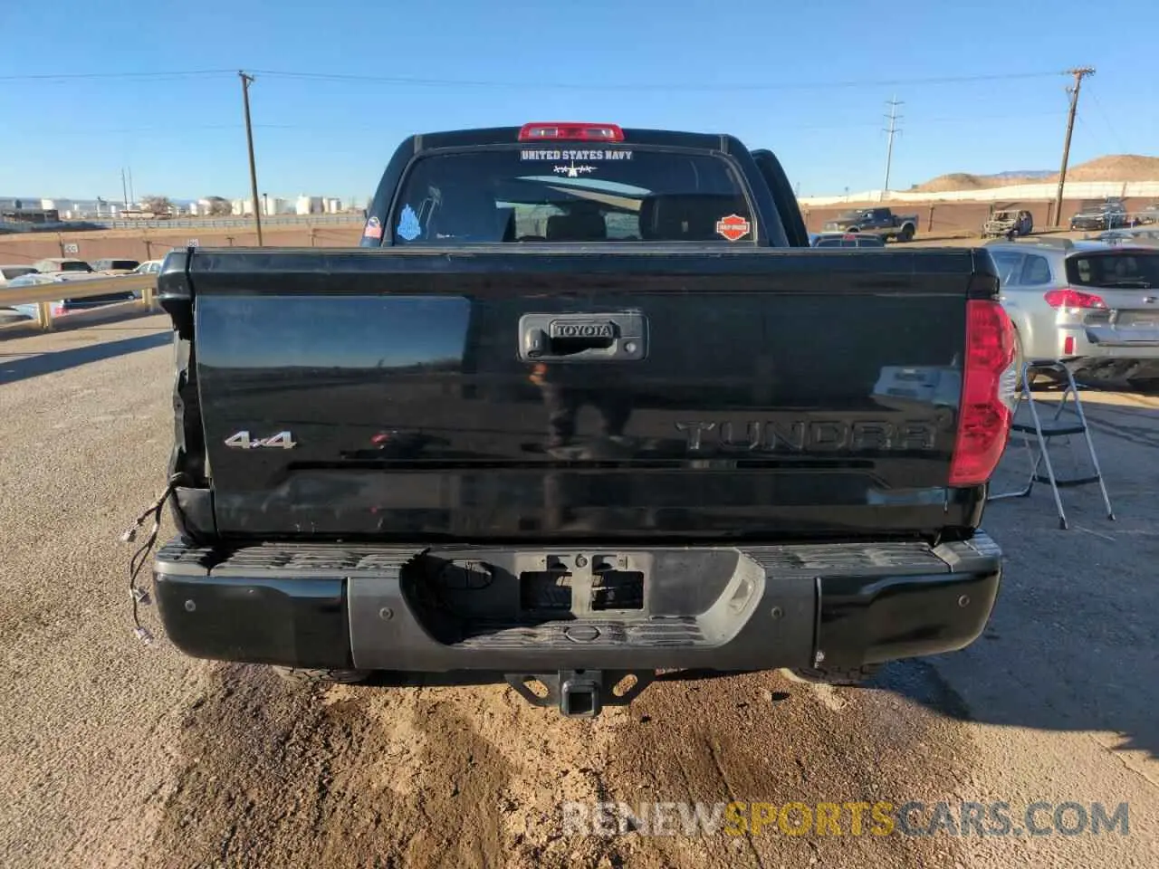 6 Photograph of a damaged car 5TFAY5F14KX780797 TOYOTA TUNDRA 2019