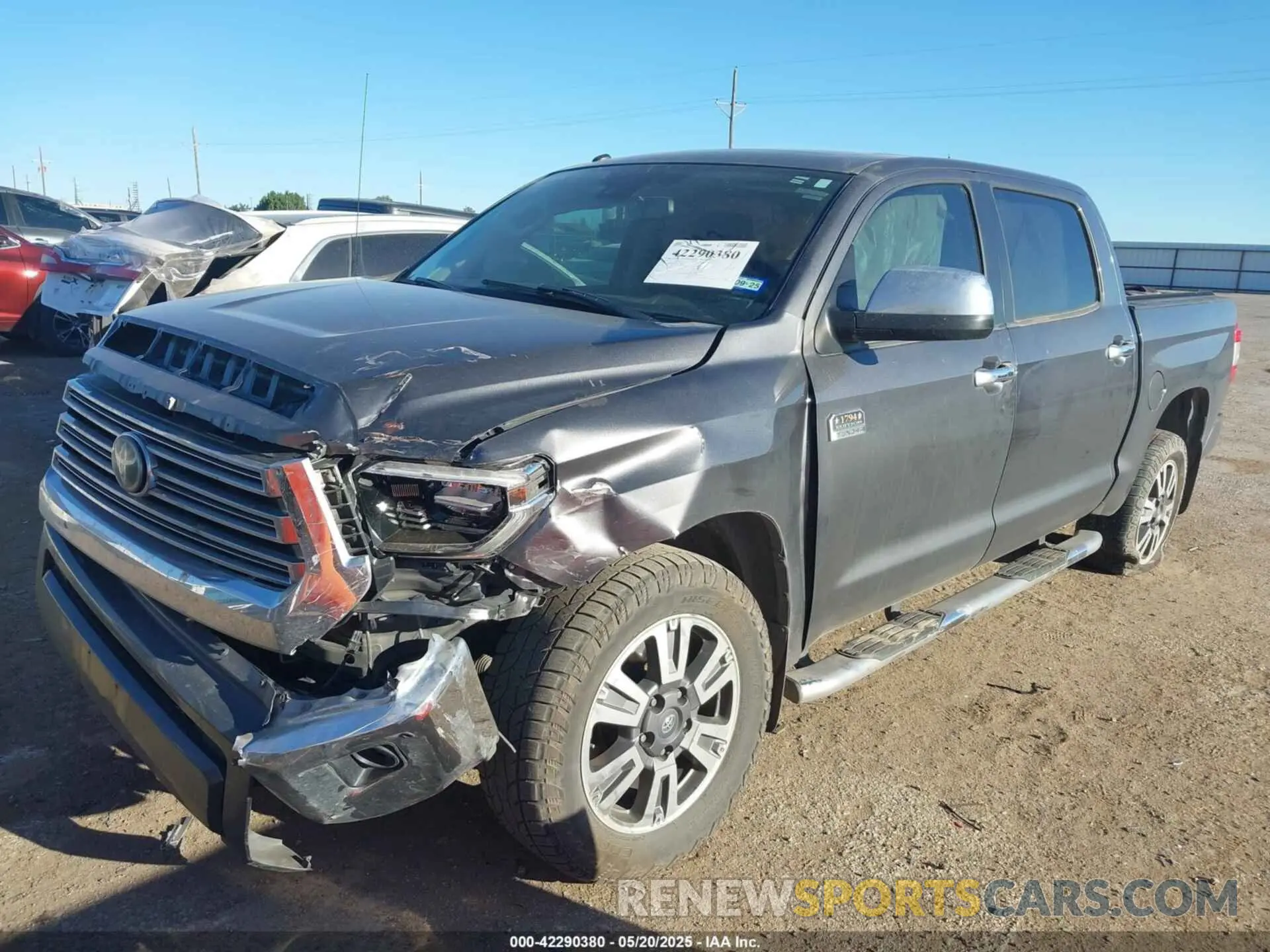 2 Photograph of a damaged car 5TFAY5F17KX791678 TOYOTA TUNDRA 2019