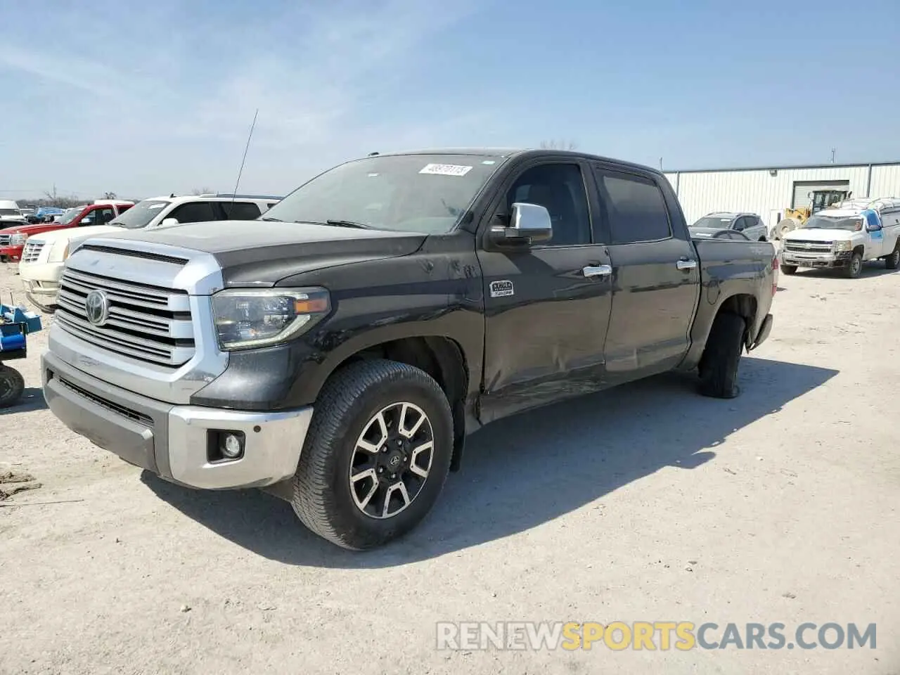 1 Photograph of a damaged car 5TFAY5F18KX805829 TOYOTA TUNDRA 2019