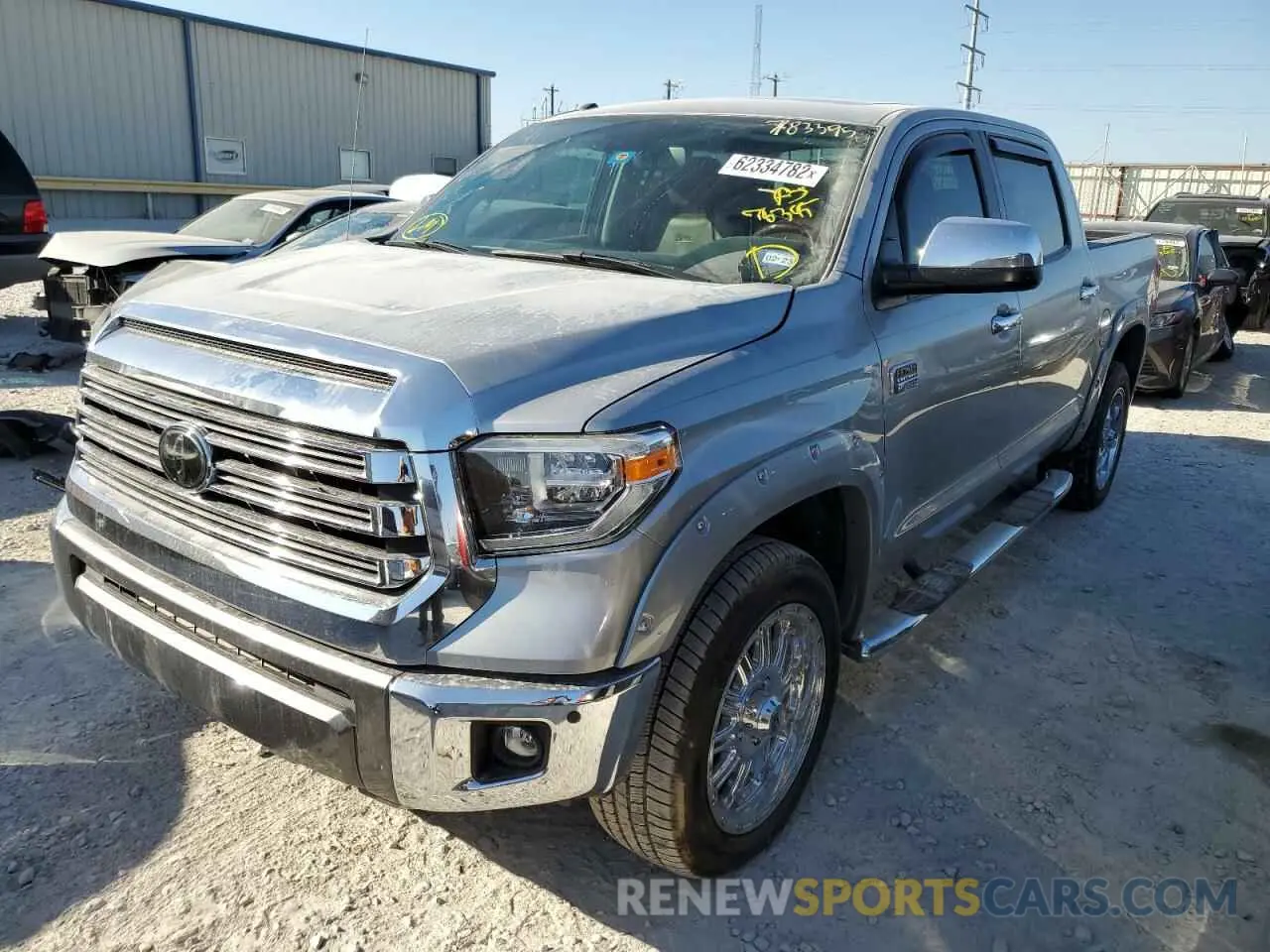 2 Photograph of a damaged car 5TFAY5F1XKX783395 TOYOTA TUNDRA 2019