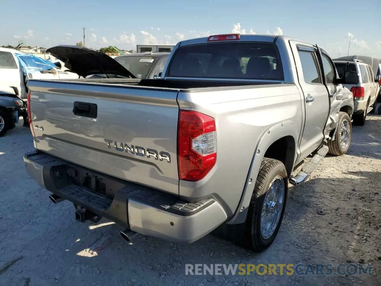4 Photograph of a damaged car 5TFAY5F1XKX783395 TOYOTA TUNDRA 2019