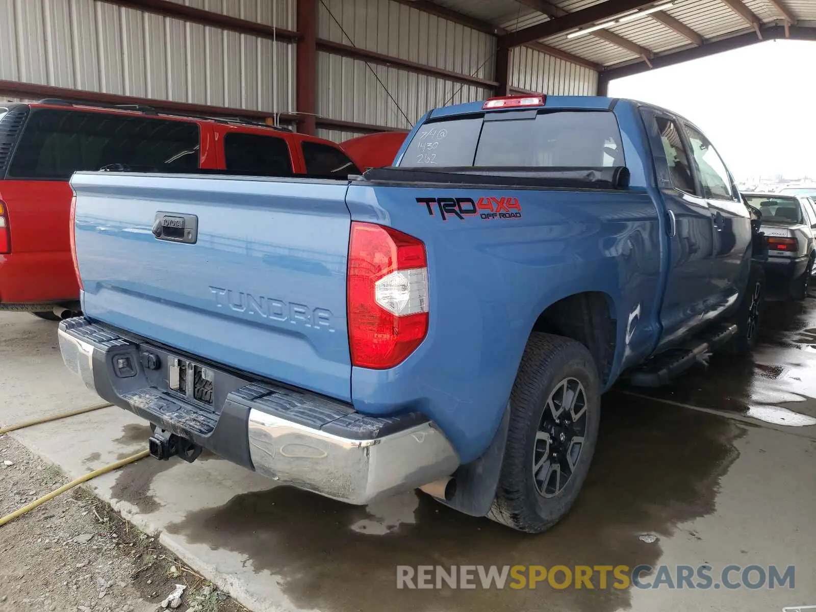 4 Photograph of a damaged car 5TFBY5F16KX795323 TOYOTA TUNDRA 2019