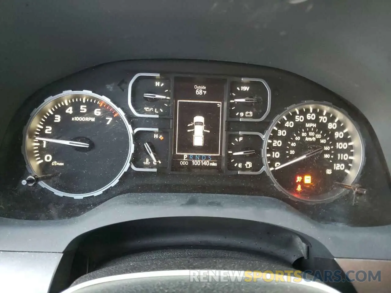 9 Фотография поврежденного автомобиля 5TFDW5F10KX781206 TOYOTA TUNDRA 2019