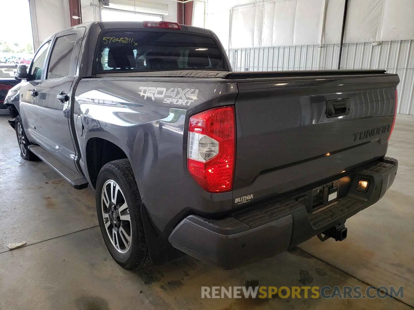3 Photograph of a damaged car 5TFDW5F10KX807710 TOYOTA TUNDRA 2019