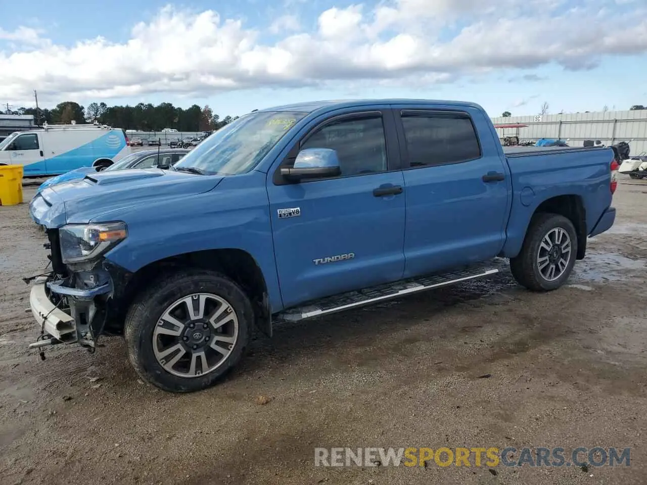 1 Photograph of a damaged car 5TFDW5F11KX796488 TOYOTA TUNDRA 2019