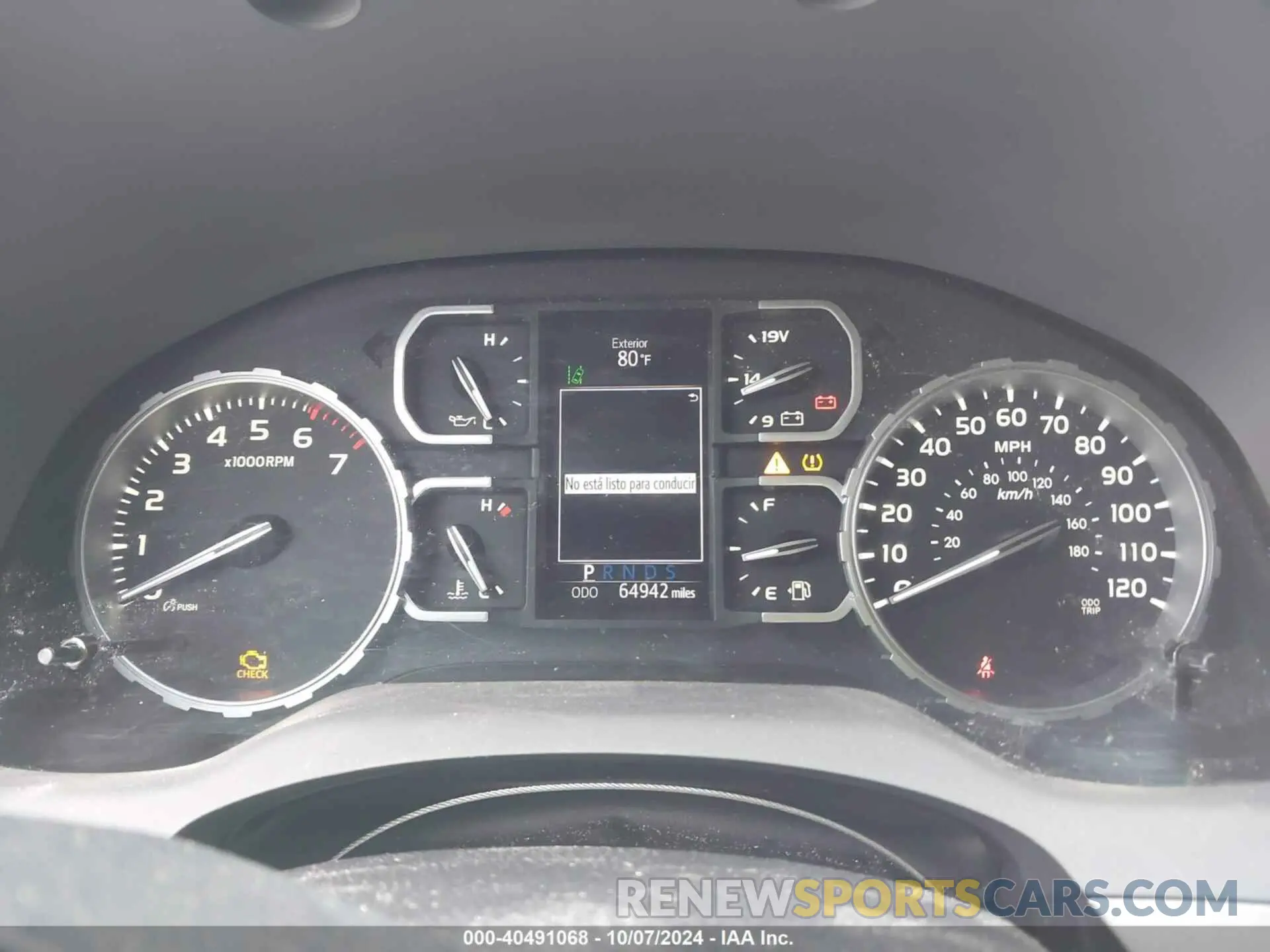 7 Photograph of a damaged car 5TFDW5F12KX816523 TOYOTA TUNDRA 2019
