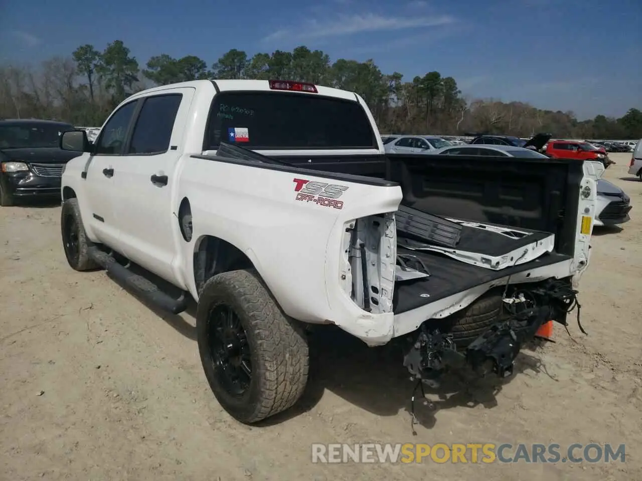 3 Photograph of a damaged car 5TFDW5F12KX859047 TOYOTA TUNDRA 2019