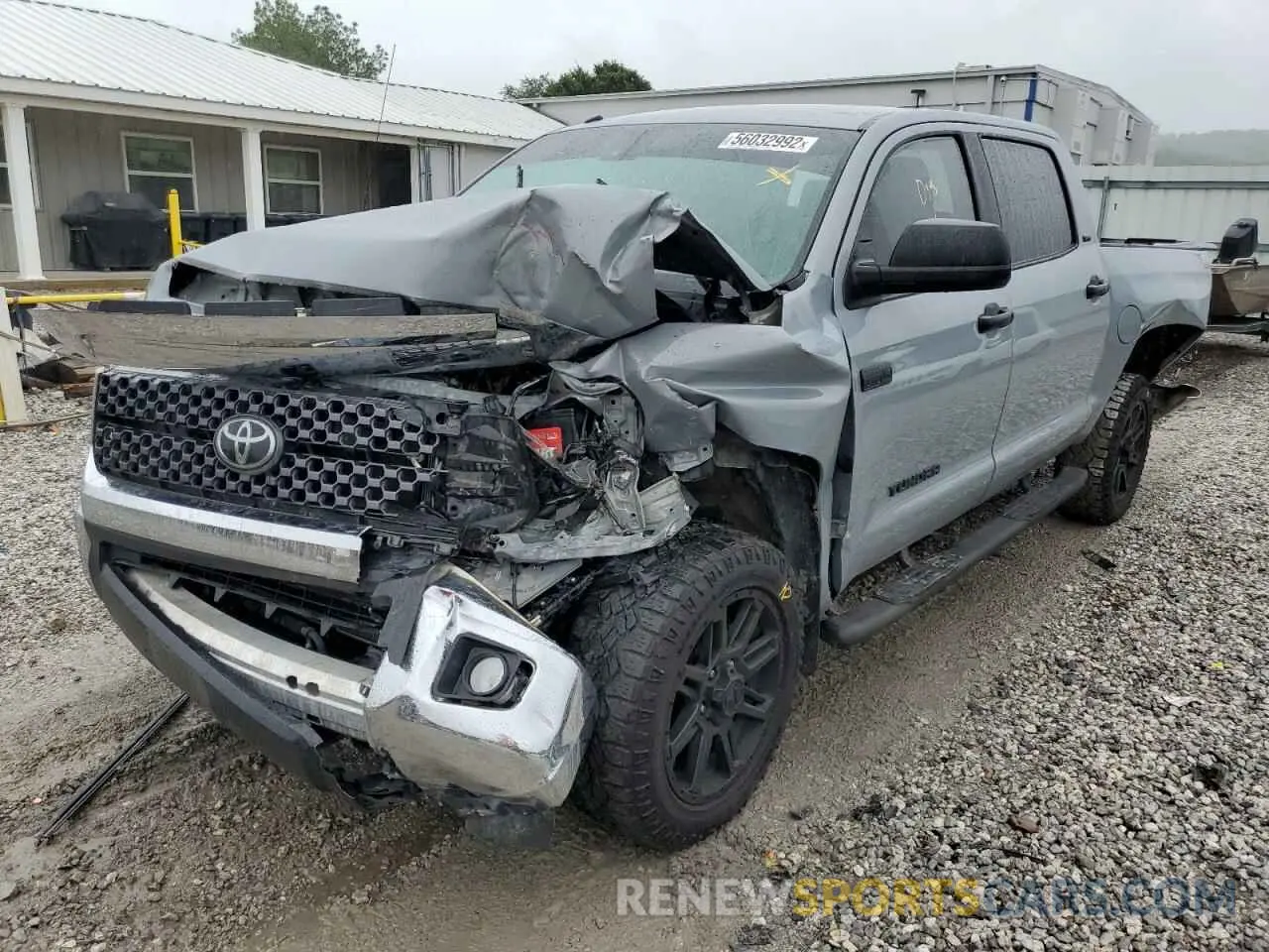 2 Photograph of a damaged car 5TFDW5F13KX787727 TOYOTA TUNDRA 2019