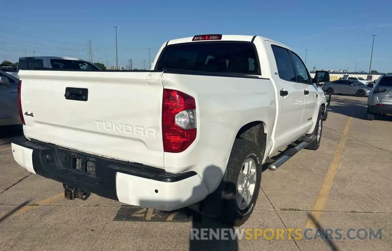 4 Фотография поврежденного автомобиля 5TFDW5F13KX795570 TOYOTA TUNDRA 2019
