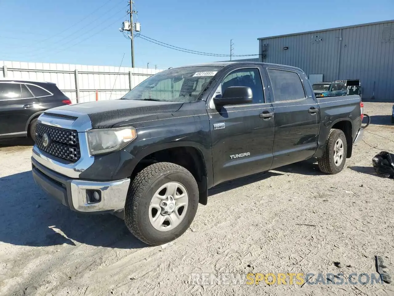 1 Photograph of a damaged car 5TFDW5F13KX853256 TOYOTA TUNDRA 2019