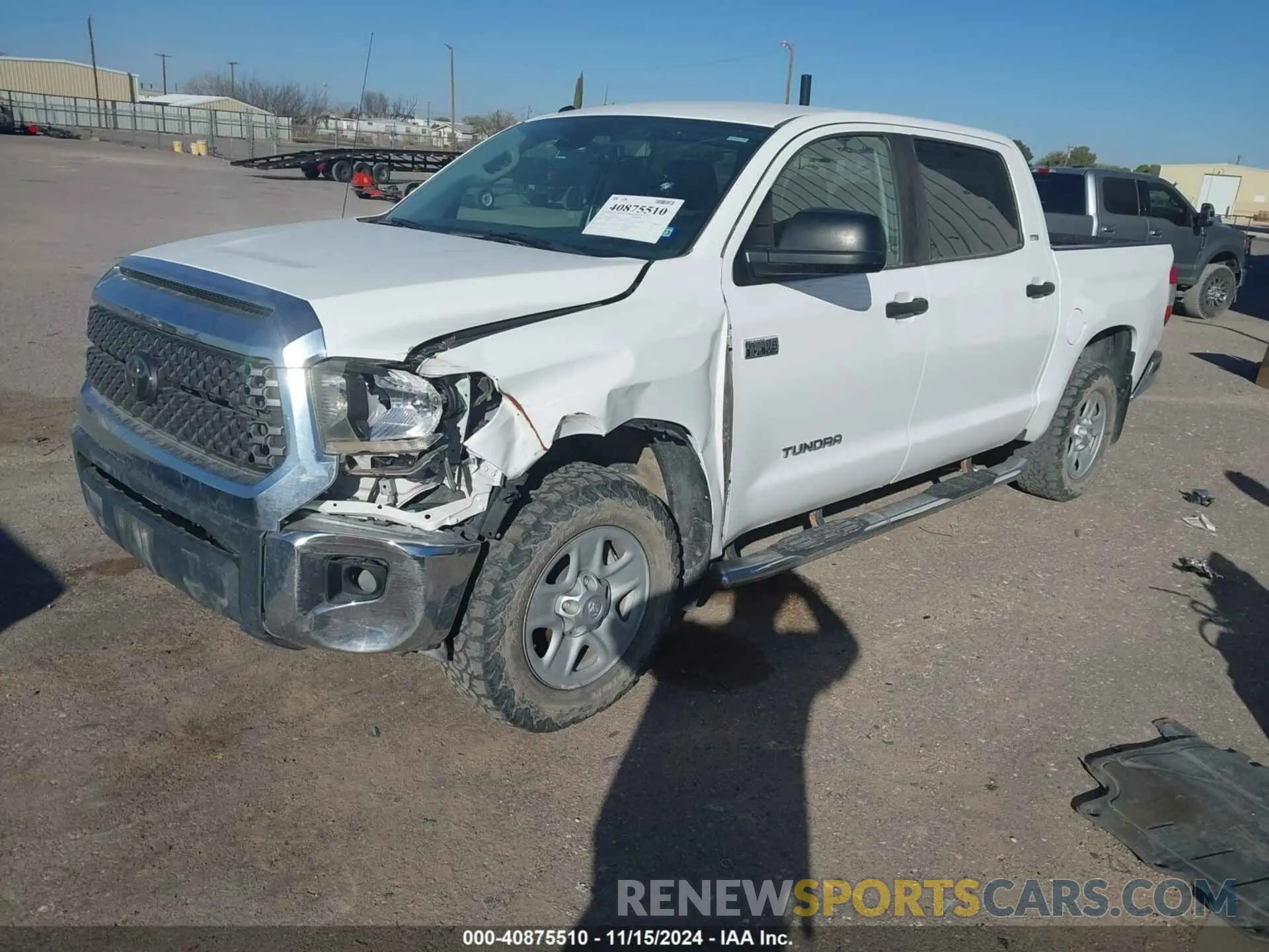 2 Photograph of a damaged car 5TFDW5F16KX818940 TOYOTA TUNDRA 2019