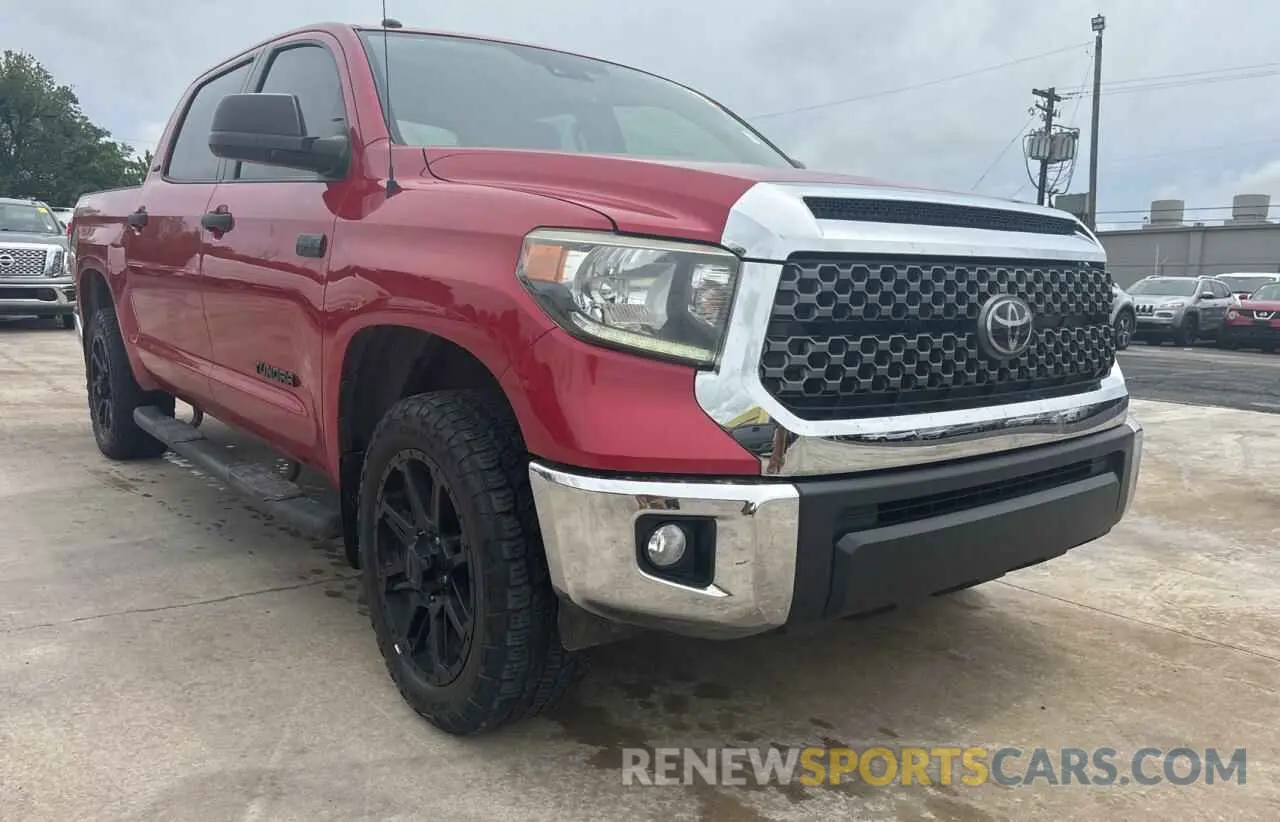 1 Photograph of a damaged car 5TFDW5F18KX788825 TOYOTA TUNDRA 2019