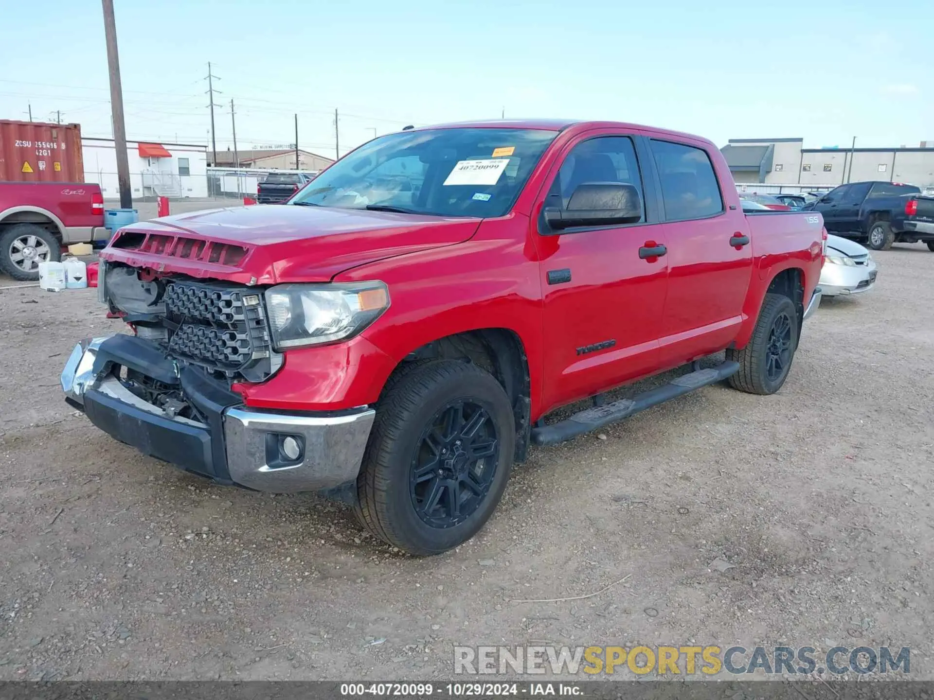 2 Photograph of a damaged car 5TFDW5F18KX846514 TOYOTA TUNDRA 2019