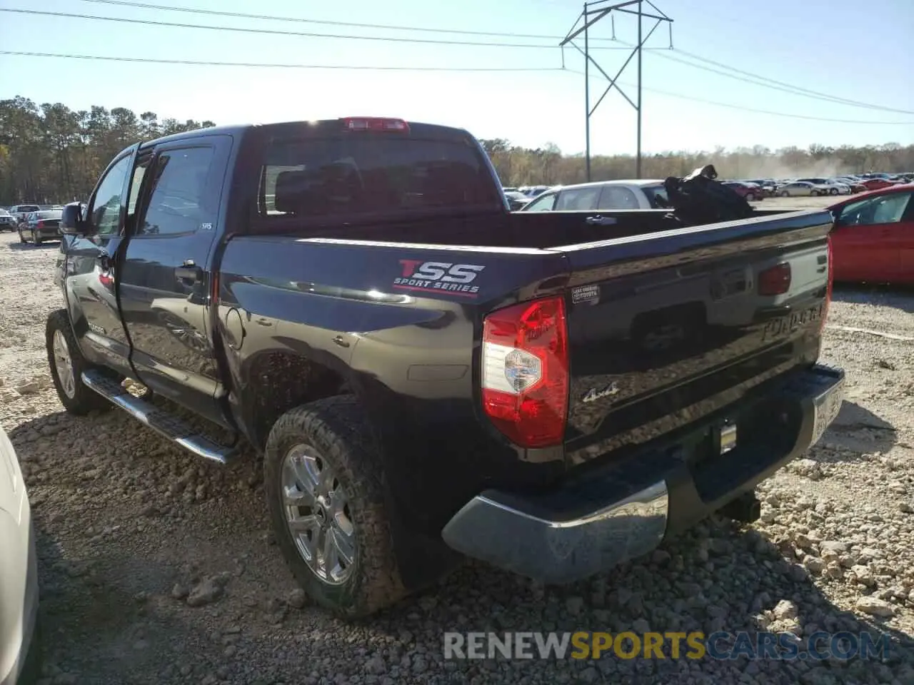 3 Photograph of a damaged car 5TFDW5F18KX852717 TOYOTA TUNDRA 2019