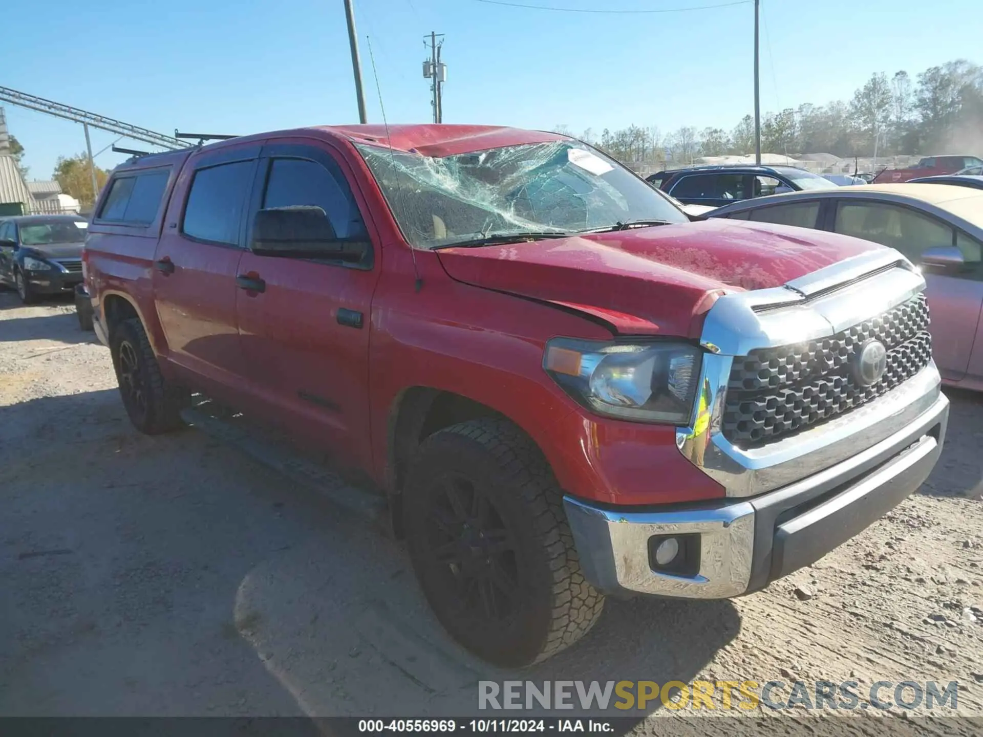 1 Photograph of a damaged car 5TFDW5F19KX794469 TOYOTA TUNDRA 2019