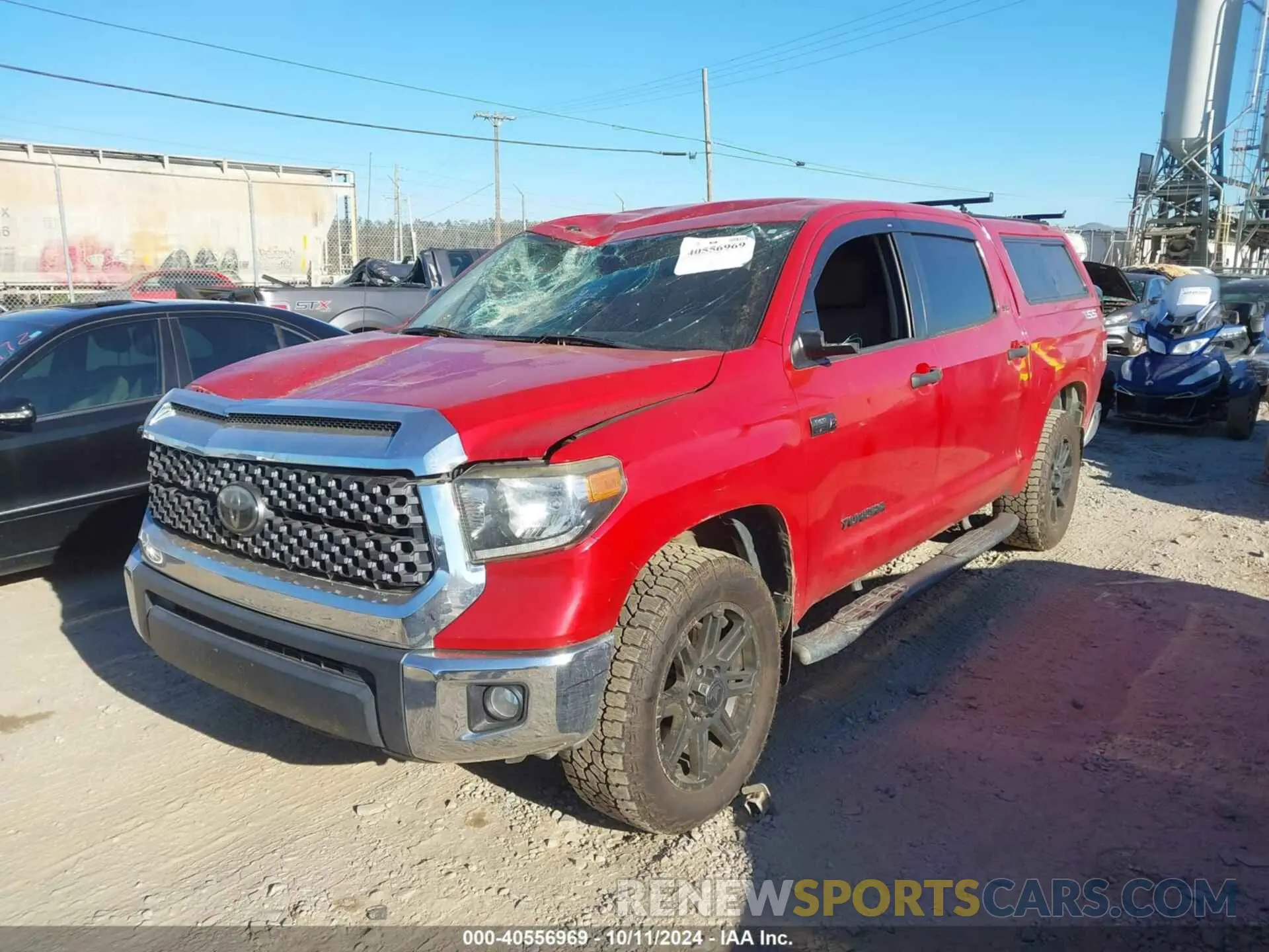 2 Photograph of a damaged car 5TFDW5F19KX794469 TOYOTA TUNDRA 2019