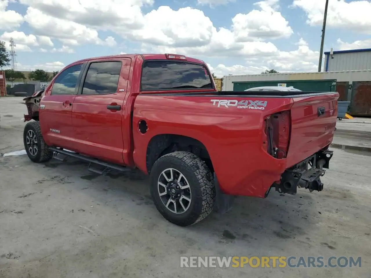 2 Photograph of a damaged car 5TFDW5F19KX854542 TOYOTA TUNDRA 2019
