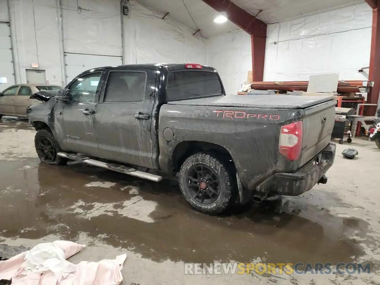 2 Photograph of a damaged car 5TFDY5F11KX843335 TOYOTA TUNDRA 2019