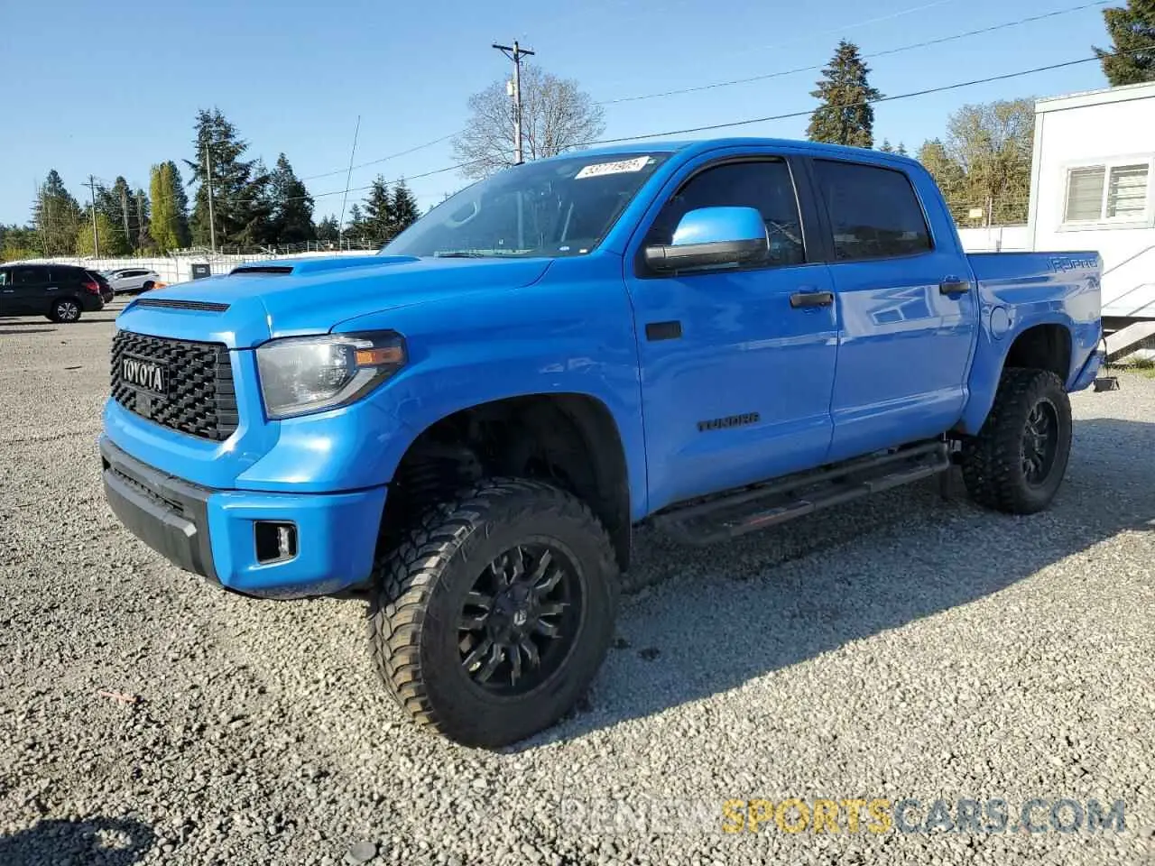 1 Photograph of a damaged car 5TFDY5F13KX817710 TOYOTA TUNDRA 2019