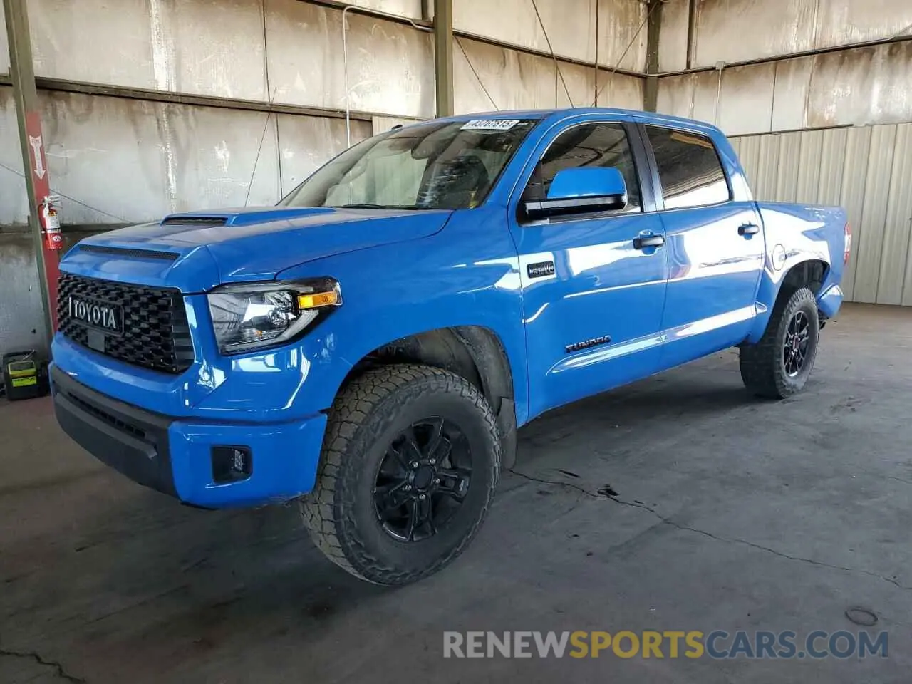 1 Photograph of a damaged car 5TFDY5F14KX815206 TOYOTA TUNDRA 2019