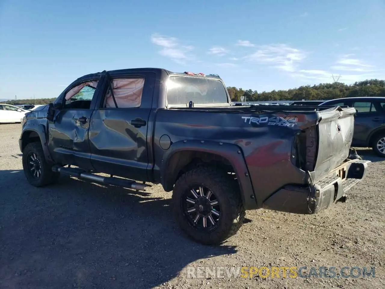 2 Photograph of a damaged car 5TFDY5F14KX830028 TOYOTA TUNDRA 2019