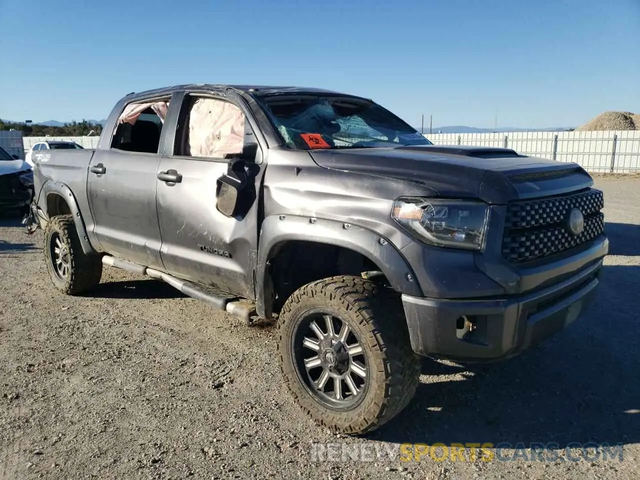 4 Photograph of a damaged car 5TFDY5F14KX830028 TOYOTA TUNDRA 2019