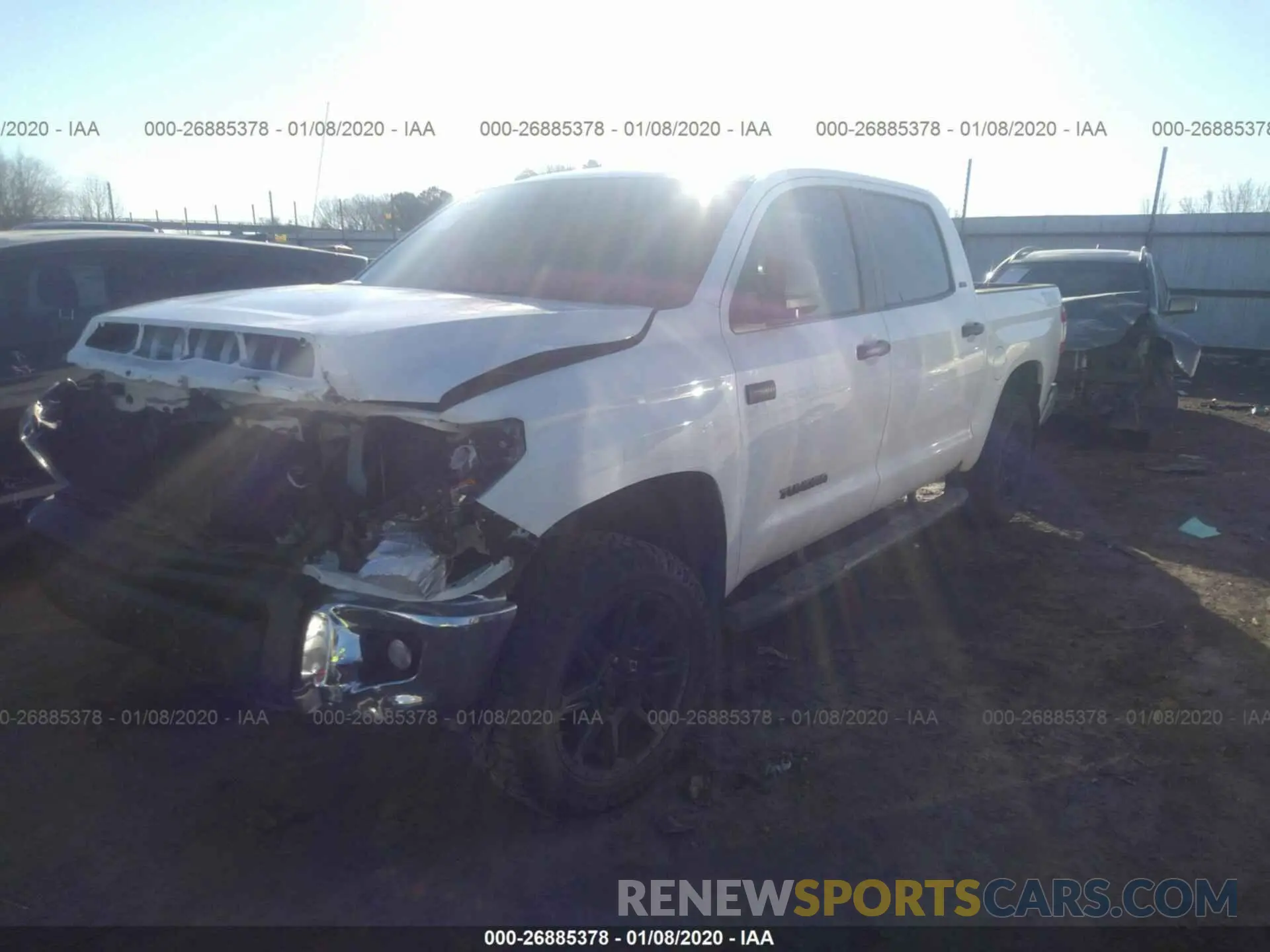 2 Photograph of a damaged car 5TFDY5F15KX840292 TOYOTA TUNDRA 2019