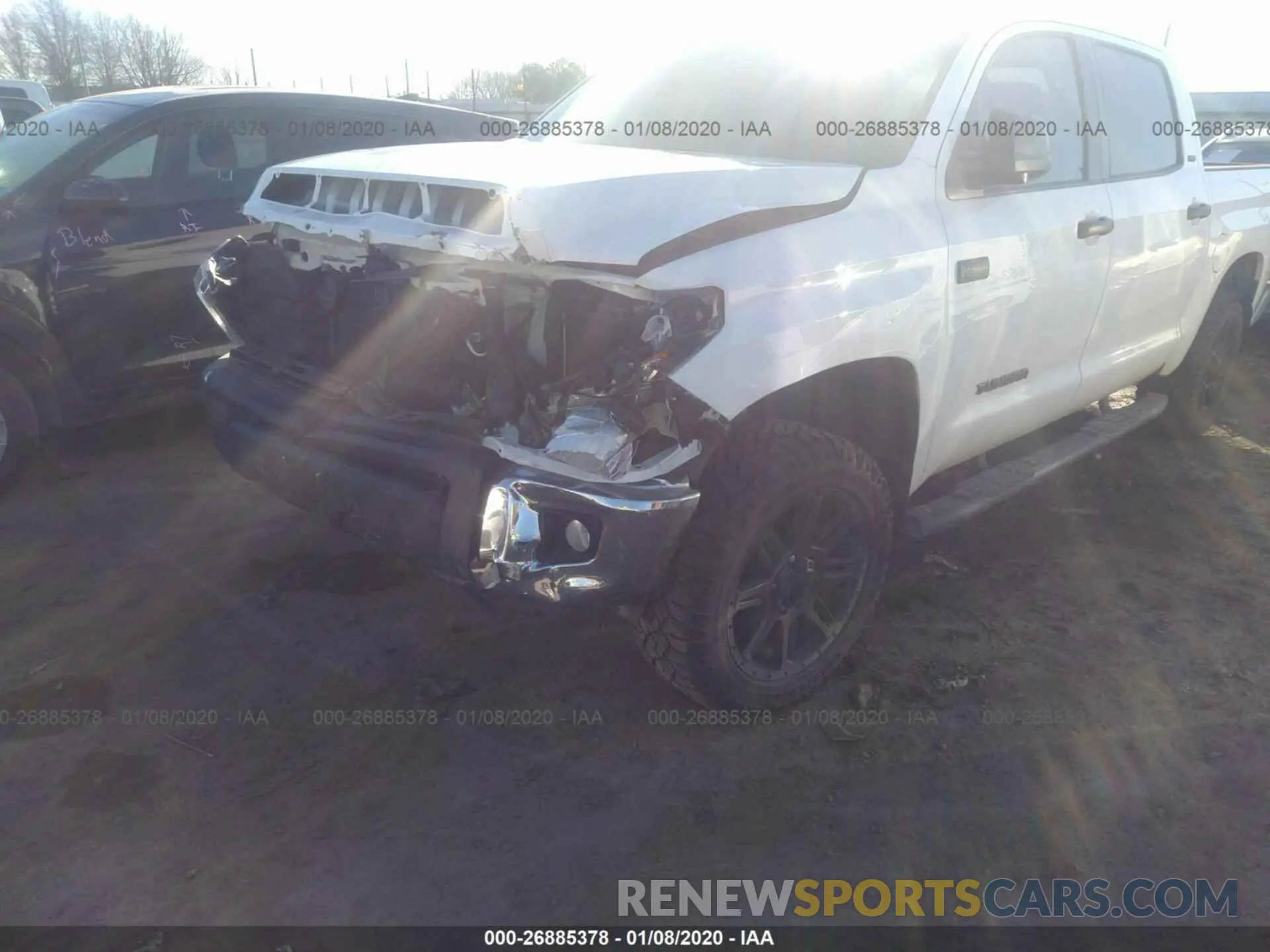 6 Photograph of a damaged car 5TFDY5F15KX840292 TOYOTA TUNDRA 2019