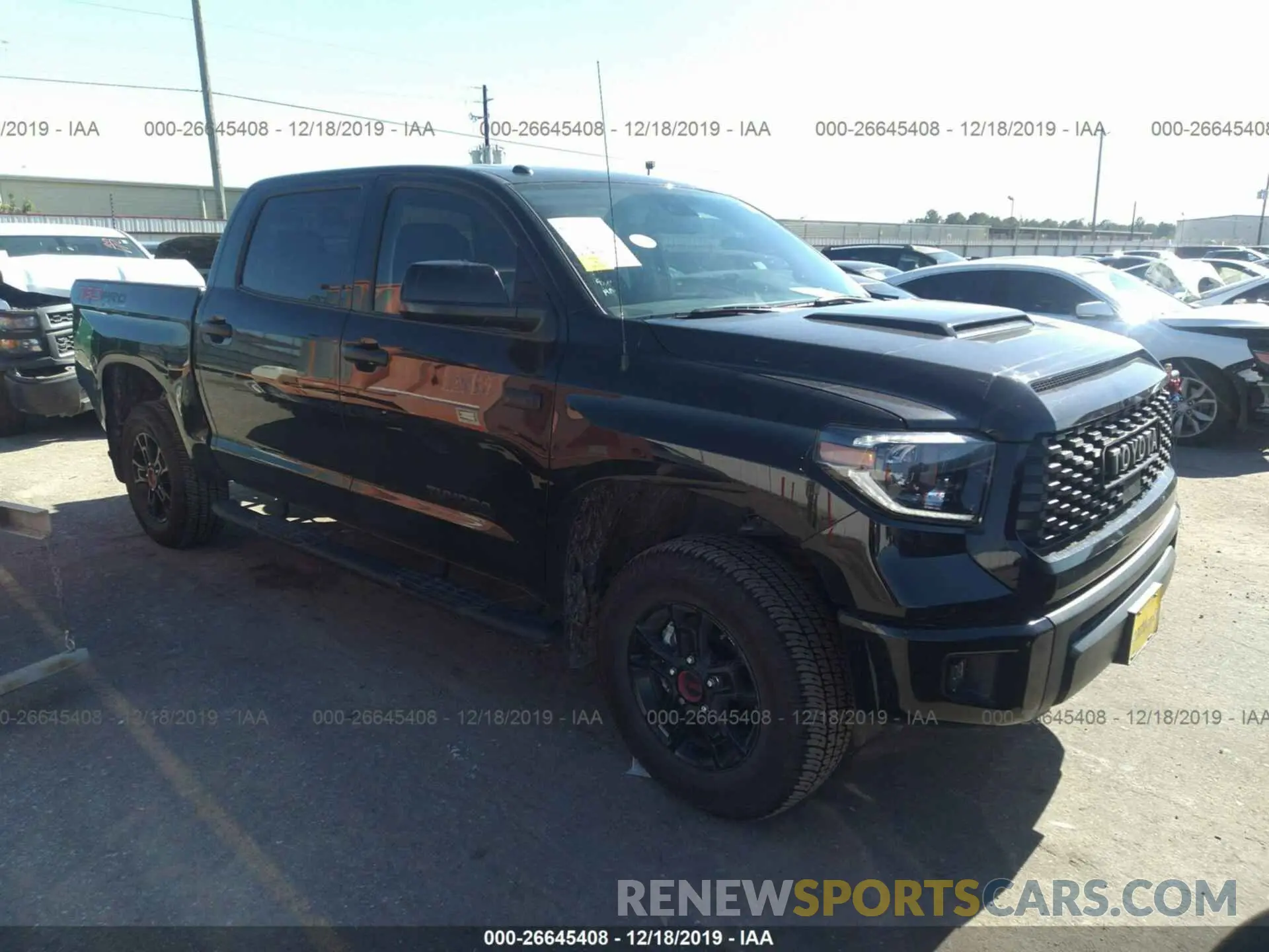 1 Photograph of a damaged car 5TFDY5F15KX851373 TOYOTA TUNDRA 2019