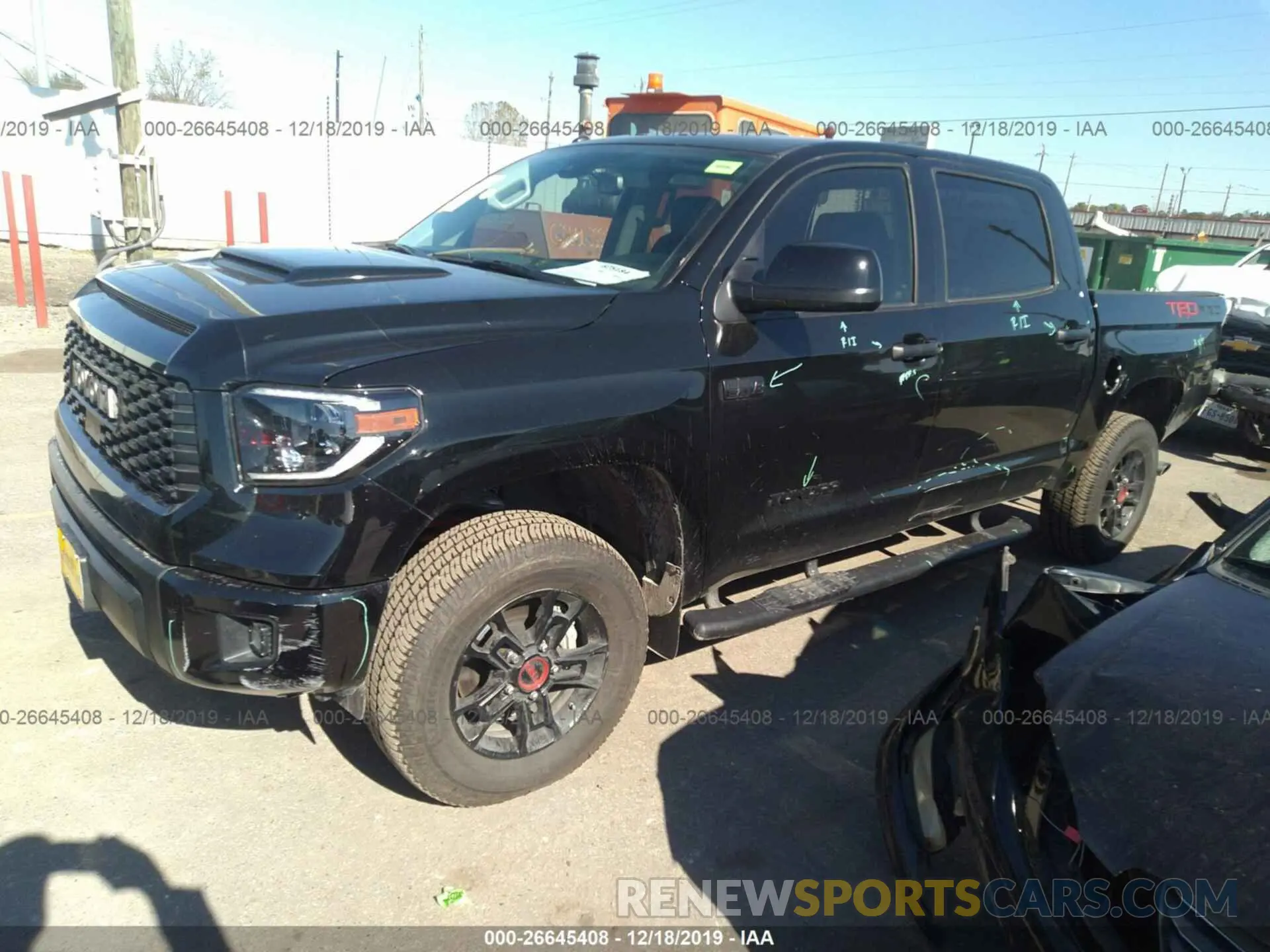 2 Photograph of a damaged car 5TFDY5F15KX851373 TOYOTA TUNDRA 2019