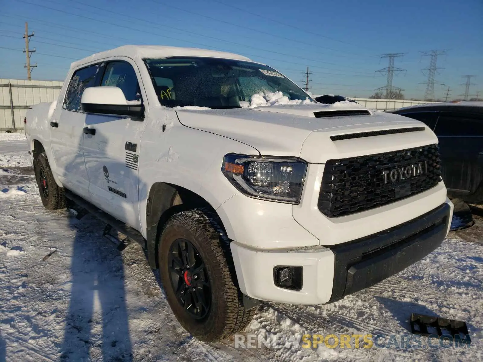 1 Photograph of a damaged car 5TFDY5F16KX836851 TOYOTA TUNDRA 2019