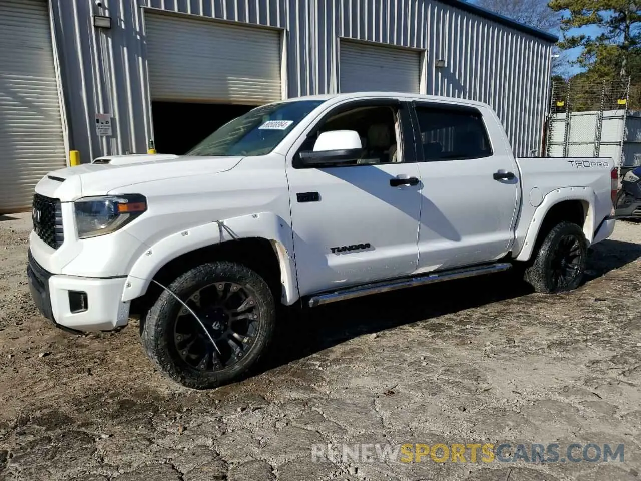 1 Photograph of a damaged car 5TFDY5F17KX805172 TOYOTA TUNDRA 2019