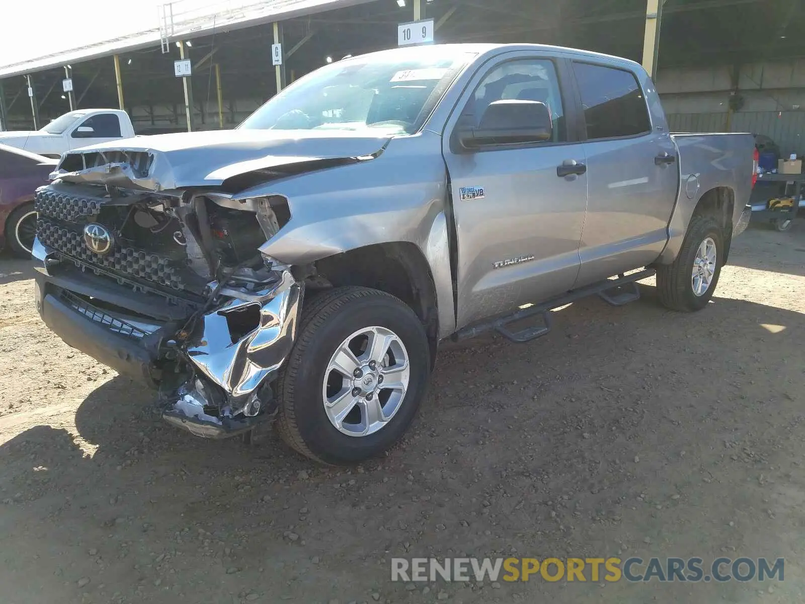 2 Photograph of a damaged car 5TFDY5F18KX831652 TOYOTA TUNDRA 2019