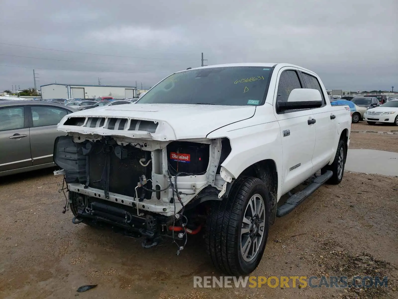 2 Photograph of a damaged car 5TFDY5F19KX779660 TOYOTA TUNDRA 2019