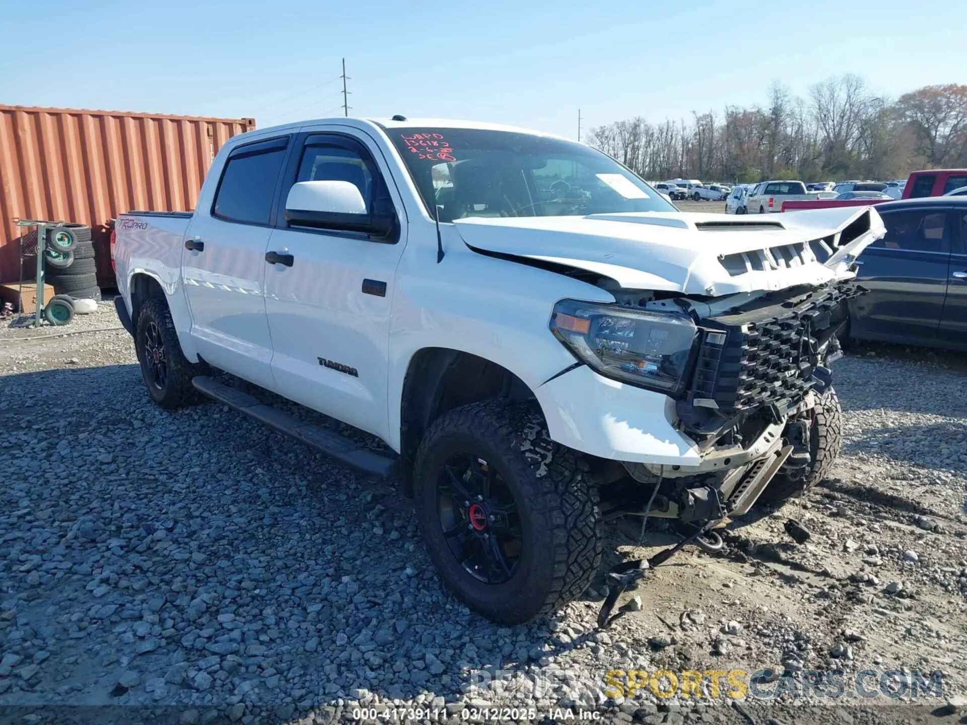1 Photograph of a damaged car 5TFDY5F19KX851750 TOYOTA TUNDRA 2019