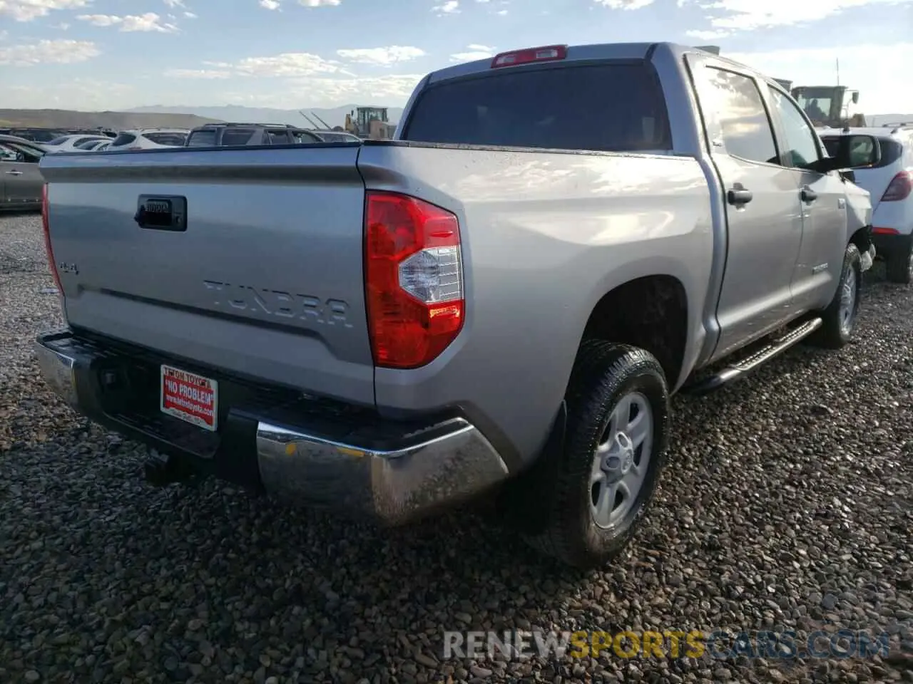 4 Photograph of a damaged car 5TFDY5F1XKX812908 TOYOTA TUNDRA 2019