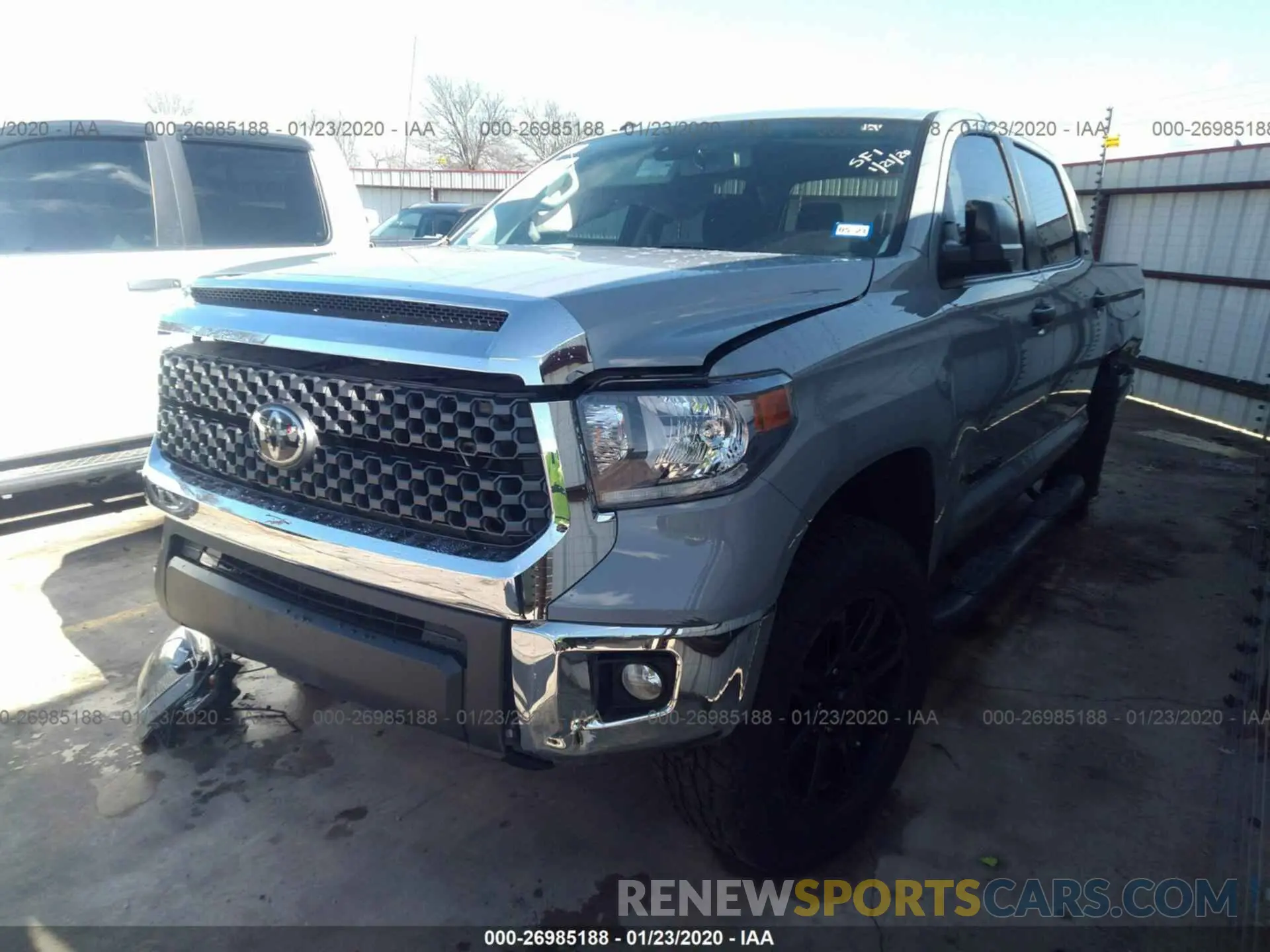 2 Photograph of a damaged car 5TFEM5F10KX142575 TOYOTA TUNDRA 2019