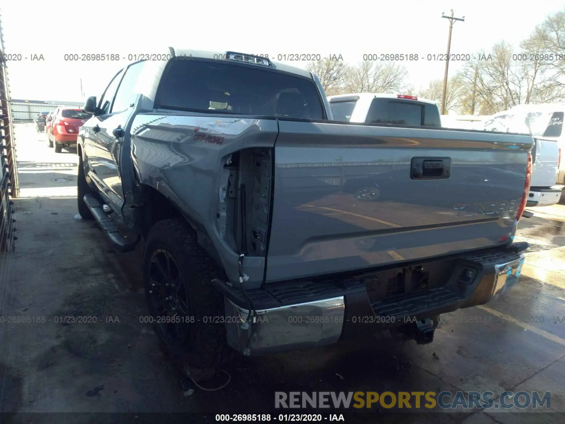 3 Photograph of a damaged car 5TFEM5F10KX142575 TOYOTA TUNDRA 2019