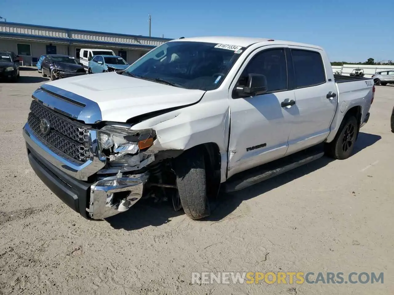 1 Photograph of a damaged car 5TFEM5F14KX141090 TOYOTA TUNDRA 2019