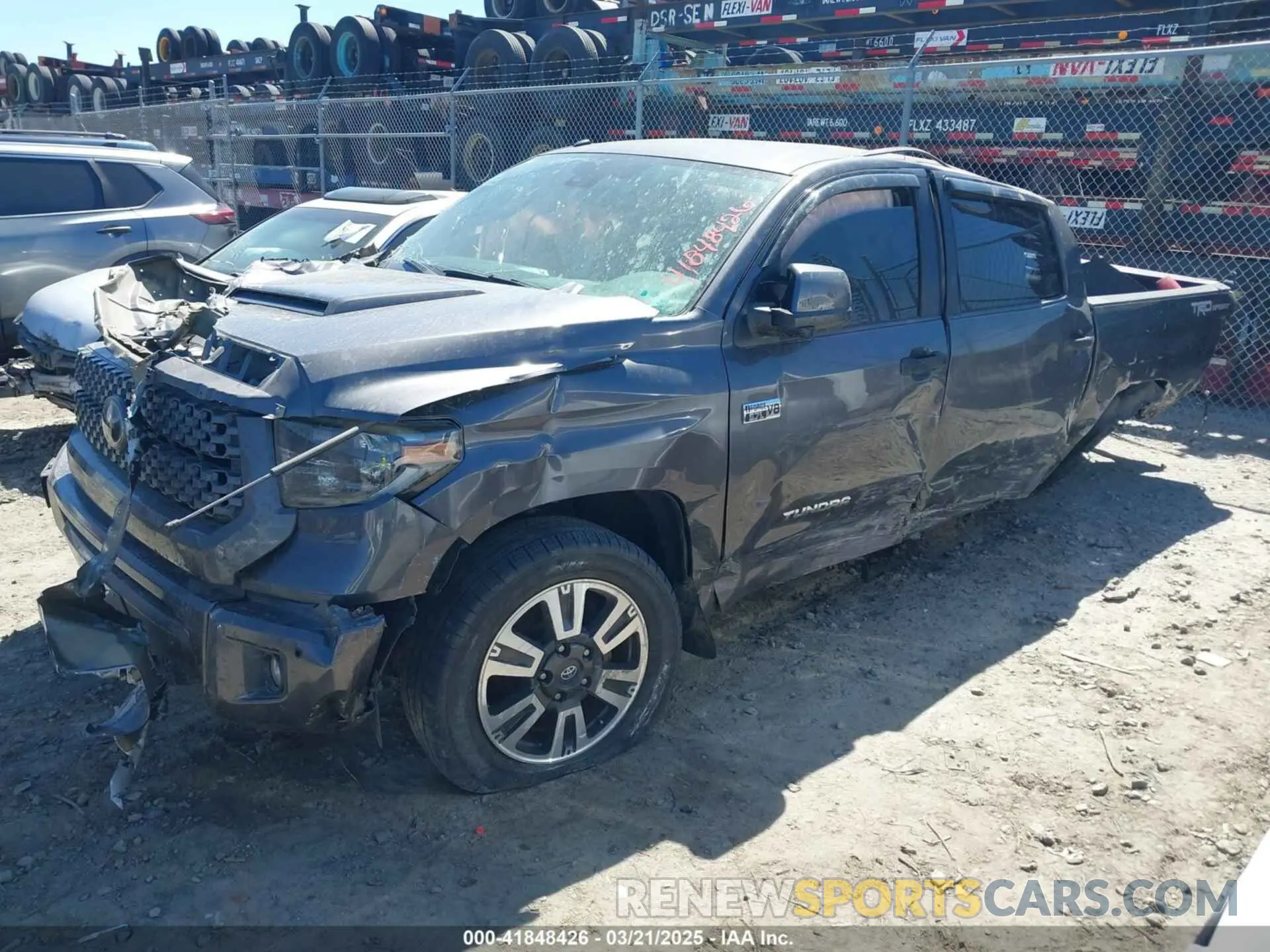 2 Photograph of a damaged car 5TFEY5F12KX244156 TOYOTA TUNDRA 2019