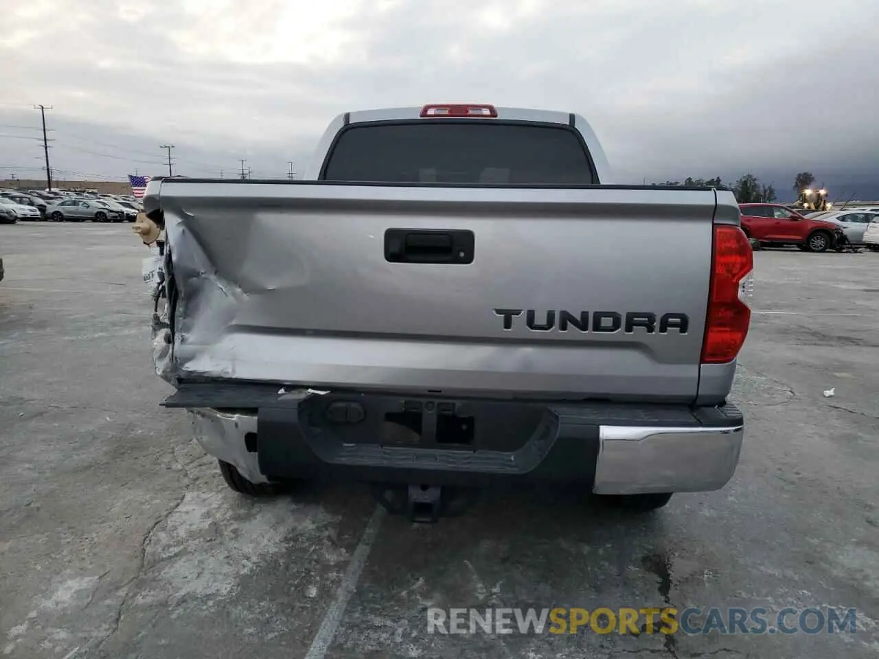 6 Photograph of a damaged car 5TFEY5F12KX245033 TOYOTA TUNDRA 2019