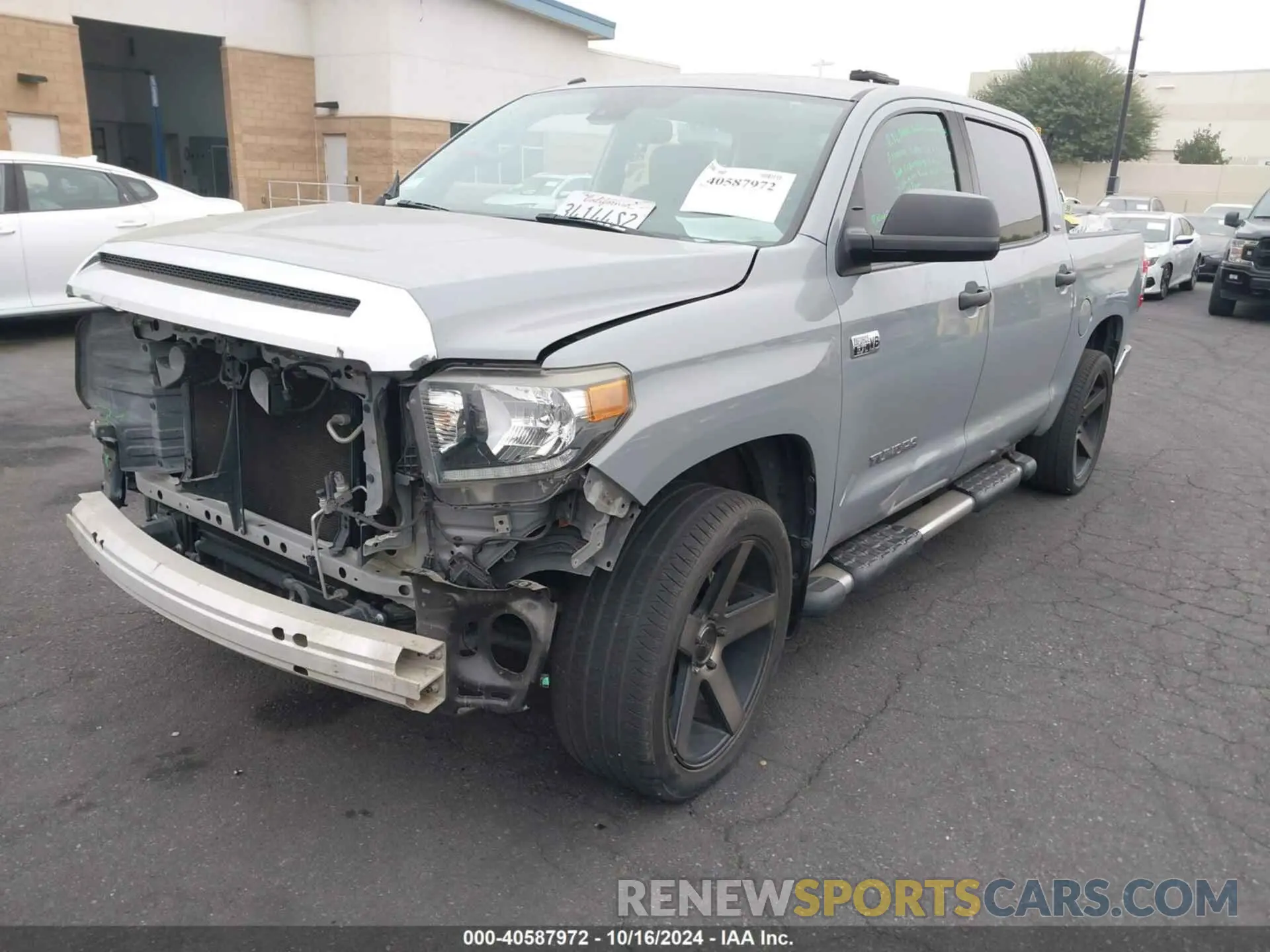2 Photograph of a damaged car 5TFEY5F18KX247157 TOYOTA TUNDRA 2019