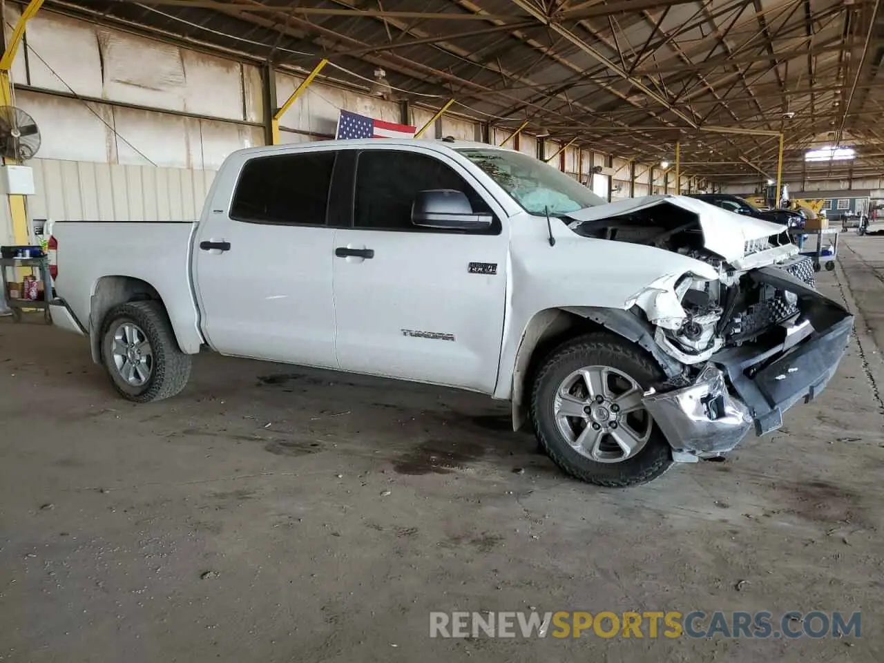 4 Фотография поврежденного автомобиля 5TFEY5F1XKX254594 TOYOTA TUNDRA 2019