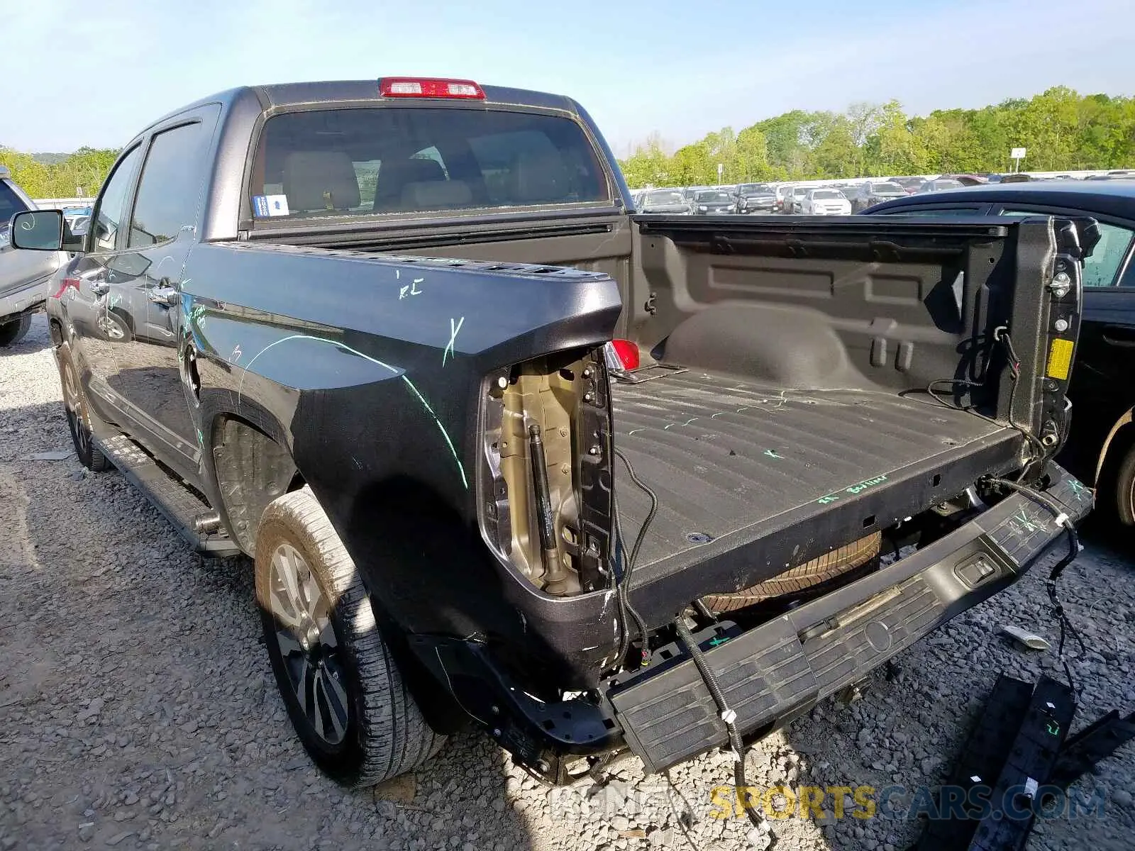 3 Photograph of a damaged car 5TFFY5F12KX244338 TOYOTA TUNDRA 2019