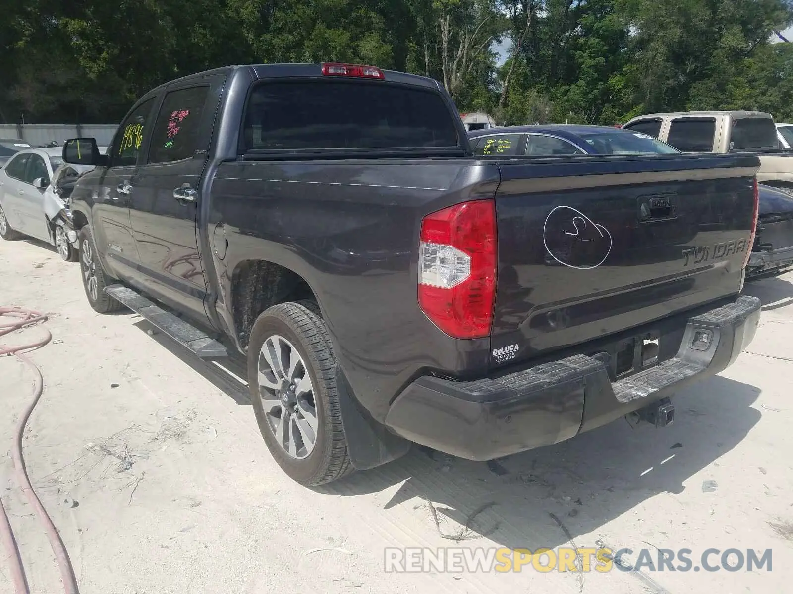 3 Photograph of a damaged car 5TFFY5F13KX250343 TOYOTA TUNDRA 2019