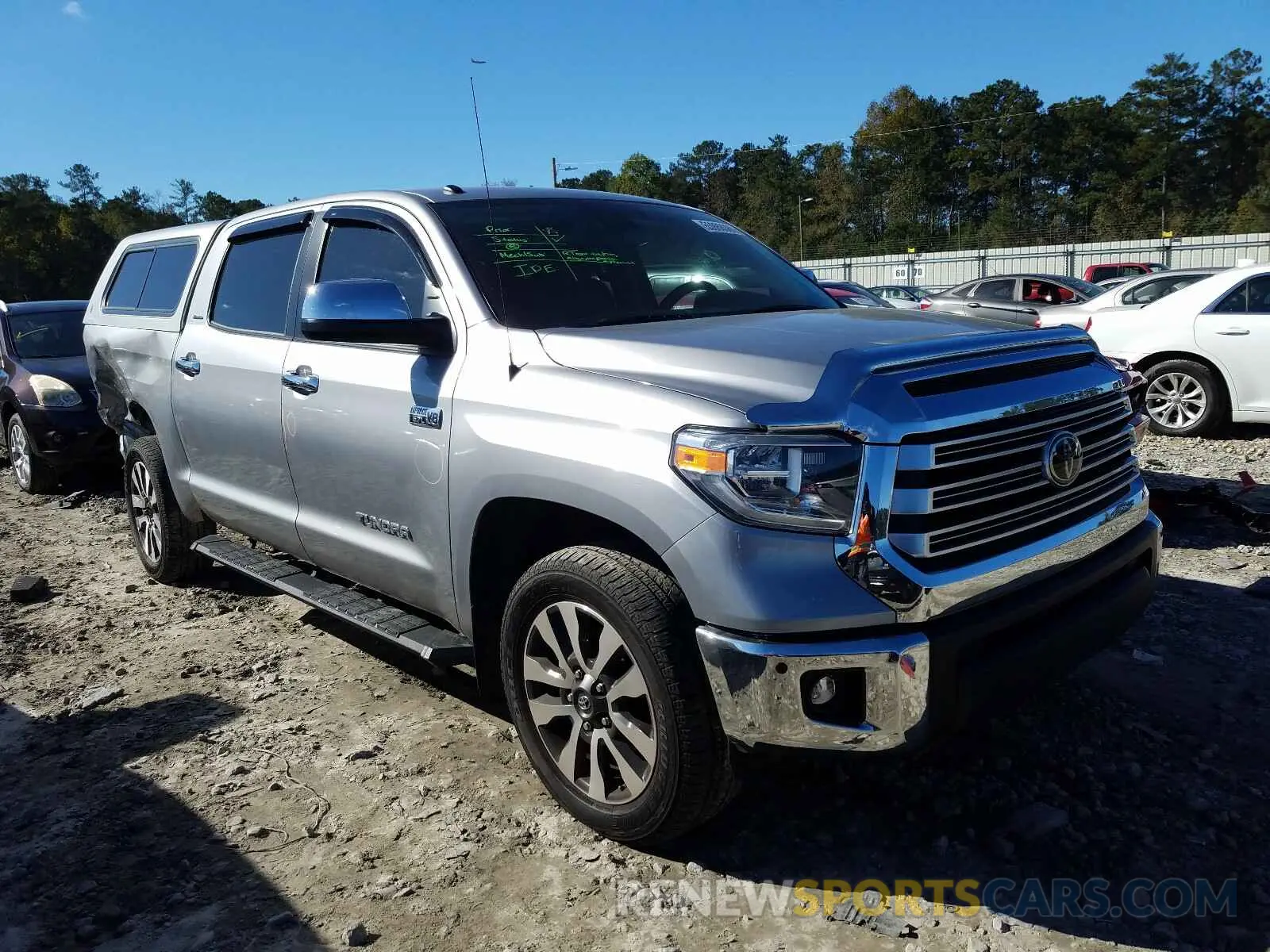 1 Photograph of a damaged car 5TFFY5F16KX249736 TOYOTA TUNDRA 2019