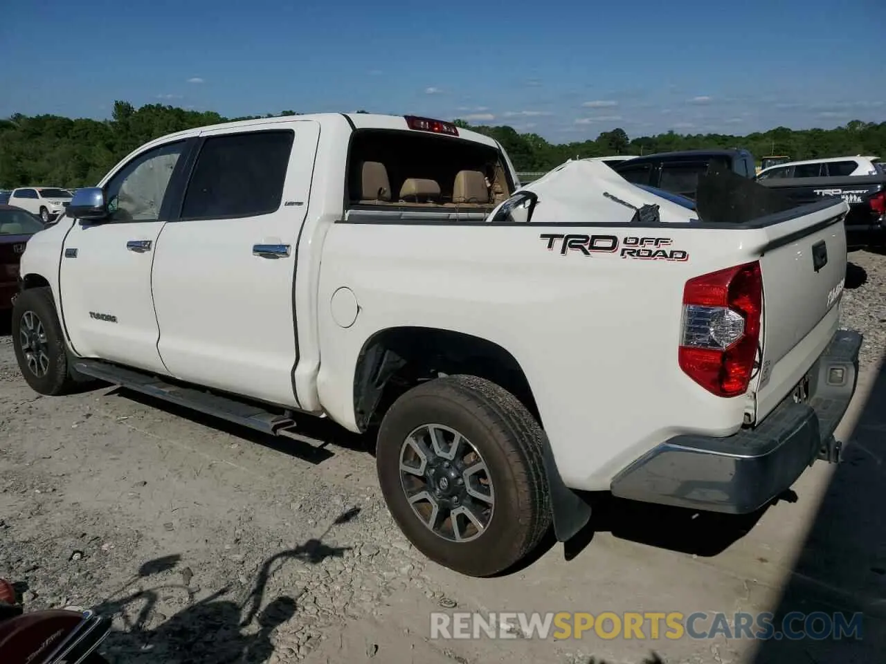 2 Фотография поврежденного автомобиля 5TFFY5F18KX251651 TOYOTA TUNDRA 2019